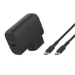 HYBRID AC POWER BANK 5K PD 25W with US UK EU AU sockets & C-C cable