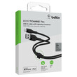 BOOST CHARGE™  USB-A to LTG_silicone, 3M, Blue
