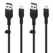 BOOST CHARGE™  USB-A to LTG_silicone, 3M, Blue
