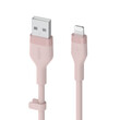 BOOST CHARGE™  USB-A to LTG_silicone, 3M, Pink