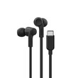 USB-C® Wired Earbuds with Adjustable Volume Limiter, Black