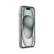SheerForce Magnetic Anti-Microbial Protective Case for iPhone 15 - clear