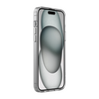 SheerForce Magnetic Anti-Microbial Protective Case for iPhone 15 Plus - clear