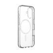 SheerForce Magnetic Anti-Microbial Protective Case for iPhone 16 - clear