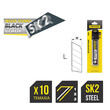 TOP MASTER Λάμες φαλτσέτας μαύρες 18x100x0.5mm SK2 10τεμ 370302 TOP MASTER Λάμες φαλτσέτας μαύρες 18x100x0.5mm SK2 10τεμ 370302