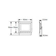GEYER Προβολέας led μαύρος 30W 4000K 2550LM LPRM30C3 GEYER Προβολέας led μαύρος 30W 4000K 2550LM LPRM30C3
