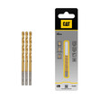 CAT Τρυπάνι τιτανίου HSS σετ:3τεμ 2x49mm DA02001 CAT Τρυπάνι τιτανίου HSS σετ:3τεμ 2x49mm DA02001