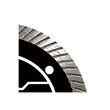 CAT Δίσκος κοπής διαμαντέ turbo 125x22.23x2.4mm DA09012 CAT Δίσκος κοπής διαμαντέ turbo 125x22.23x2.4mm DA09012