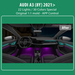 DIQ AMBIENT AUDI A3 (8Y) mod. 2021> (Digital iQ Ambient Light for Audi A3 (8Y) mod. 2021-2025 with 22 Lights)