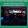 DIQ AMBIENT HONDA CRV V mod. 2017-2022 (Digital iQ Ambient Light for Honda CRV mod. 2017-2022 with 18 Lights)