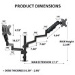 Gaming Αξεσουάρ Γραφείων - Eureka Ergonomic® ERK-MA02-24P