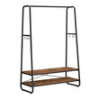 Μεταλλική Κρεμάστρα Ρούχων Δαπέδου με 2 Ξύλινα Ράφια 100 x 45 x 160 cm VASAGLE RGR112B01