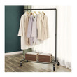 Μεταλλική Κρεμάστρα Ρούχων Δαπέδου 100 x 163 x 49 cm με Ρόδες Songmics HSR61BK