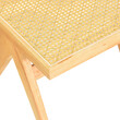 Καρέκλα Winslow pakoworld rubberwood-rattan σε φυσική απόχρωση 46x58x80εκ