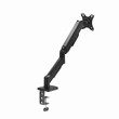 GEMBIRD ADJUSTABLE DESK DISPLAY MOUNTING ARM WITH USB PORTS, 17”-32” BLACK