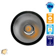 LED Φωτιστικό Σποτ Οροφής με Σπαστή Βάση Black Body 10W 230V 1400lm 24° Θερμό Λευκό 3000k GloboStar 93009
