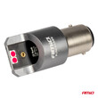 03586/AM ΛΑΜΠΑΚΙΑ P21/5W BAY15d 12/24V 6.000K 4xSMD LED CAN-BUS ΚΟΚΚΙΝΟ PRO SERIES AMIO - 2 Τεμ.