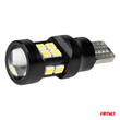 04245/AM ΛΑΜΠΑΚΙΑ LED T15 W16W 12V/24V LED CAN-BUS 15xSMD 2835 ΛΕΥΚΟ ΦΩΣ 5.500K (ΣΕ ΧΡΩΜΑ ΜΑΥΡΟ) AMIO - 2 ΤΕΜ.
