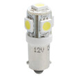 LB057W/MT T4W 12V 1,2W BA9s (ΜΙΝΙΟΝ) LED 5xSMD5050 ΛΕΥΚΟ BLISTER 2ΤΕΜ. M-TECH