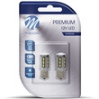 LB355W/MT P21W 12V BA15s LED 18xSMD5730 PREMIUM ΛΕΥΚΟ (ΜΟΝΟΠΟΛΙΚΟ) BLISTER 2ΤΕΜ. M-TECH