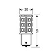 L5793.5 ΛΑΜΠΑΚΙ P21W 12V BA15s HYPER-LED 81