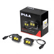 PIAA DKCL204 2000 Series Pod lamp kit 9W / 1200lm per lamp 2500K
Spot Beam