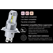 PIAA LEH230 Headlight LED conversion bulb 6000K /34W per bulb
Lo:4500lm Hi:5500lm from 2 bulbs For H4 Halogen sockets