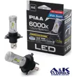 PIAA LEH260 Headlight LED conversion bulb 6000K /18W per bulb
Lo:3300lm Hi:4200lm from 2 bulbs For H4 Halogen sockets