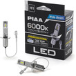 PIAA LEH263 Headlight LED conversion bulb 6000K /11W per bulb 2500lm from 2 bulbs
For H1 Halogen sockets