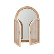 Ostaria Καθρέφτης Ξύλινος Mdf με Φυσικό Φινίρισμα σε Κουτί Kraft -37070