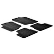 L2435.0 . PEUGEOT 207 05/2006-2012 / 207 SW 05/2006-2013 ΜΑΡΚΕ ΠΑΤΑΚΙΑ SUMISURA ΛΑΣΤΙΧΟ ΣΕ ΜΑΥΡΟ ΧΡΩΜΑ ME ΚΟΥΜΠΩΜΑΤΑ LAMPA - 4 ΤΕΜ.