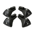 N20022 . KIT ΑΚΡΑ (ΠΟΔΙΑ) RAIL-X ΓΙΑ ΑΛΟΥΜΙΝΙΟΥ ΜΠΑΡΕΣ QUADRA NORDRIVE ME FLUSH RAILING ME ΚΛΕΙΔΙ - 4 TEM.