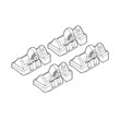 N21051 . MAZDA 2 05/03-09/07 KIT ΑΚΡΑ (ΠΟΔΙΑ) ΓΙΑ ΜΠΑΡΕΣ NORDRIVE