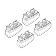 N21108 . PEUGEOT 308 09/07+ KIT ΑΚΡΑ (ΠΟΔΙΑ) ΓΙΑ ΜΠΑΡΕΣ NORDRIVE