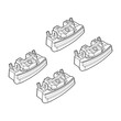 N21230 . BMW ΣΕΙΡΑ 3 G20 4D 12/2018+ KIT ΑΚΡΑ (ΠΟΔΙΑ) ΓΙΑ ΜΠΑΡΕΣ NORDRIVE