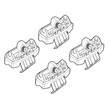 N21210 . FORD KA 2016+ KIT ΑΚΡΑ (ΠΟΔΙΑ) ΓΙΑ ΜΠΑΡΕΣ NORDRIVE