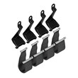 N21403 . FIT-KIT ΑΚΡΑ (ΠΟΔΙΑ) ΓΙΑ ΜΠΑΡΕΣ SNAP ALU F-2 14cm ΜΟΝΟ ΓΙΑ DACIA DUSTER (RAILINGS) NORDRIVE - 4 TEM