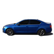 7214060/SD . SKODA OCTAVIA 3 A7 4D/SW 2013+ ΤΡΙΜ ΜΑΡΚΕ ΠΑΡΑΘΥΡΩΝ ΑΥΤΟΚΟΛΛΗΤΑ ΧΡΩΜΙΟ ΜΕΤΑΛΛΙΚΑ