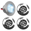 SRSPL/4W . SIDESKIRT ΜΕ 4 LED ΛΕΥΚΑ 4ΤΜΧ.