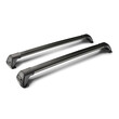 Y8050236 . ΜΠΑΡΕΣ ΟΡΟΦΗΣ ΑΛΟΥΜΙΝΙΟΥ WHISPBAR FLUSH MIXED YAKIMA 105+110 cm (ΜΑΥΡΟ ΧΡΩΜΑ/ΜΕ ΚΛΕΙΔΑΡΙΕΣ) ΓΙΑ ΟΛΕΣ ΤΙΣ ΟΡΟΦΕΣ - 2 ΤΕΜ.
