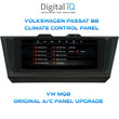 DIGITAL IQ CCP 750_CP (6.9") (MQB) VW PASSAT B8 - ARTEON mod. 2016> CLIMATE CONTROL PANEL