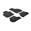 L2316.3 . SKODA OCTAVIA SW 5D 2004-2013 / 2013+ / VOLKSWAGEN GOLF V / VI 2003-2014 / JETTA 2005-2011 / SCIROCCO 2008-2017 ΜΑΡΚΕ ΠΑΤΑΚΙΑ EXECUTIVE ΜΟΚΕΤΑ ΣΕ ΜΑΥΡΟ ΧΡΩΜΑ ME ΚΟΥΜΠΩΜΑΤΑ LAMPA  - 4 ΤΕΜ.
