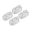N21018 . MERCEDES E-KLAS W211 3/02-2/09 KIT ΑΚΡΑ (ΠΟΔΙΑ) ΓΙΑ ΜΠΑΡΕΣ NORDRIVE