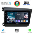 DIGITAL IQ RTG 41904D_CPA (9inc) MULTIMEDIA TABLET for HONDA CIVIC  4Doors mod. 2012-2016