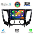 DIGITAL IQ RTG 4437_CPA A/C (9inc) MULTIMEDIA TABLET for MITSUBISHI L200 mod. 2015> με A/C