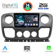 DIGITAL IQ RTG 4463_CPA (10inc) MULTIMEDIA TABLET for NISSAN NV400 - OPEL MOVANO - RENAULT MASTER mod. 2010-2020