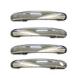 ΧΠ.6803120/SD . OPEL ASTRA H HB 5D /SEDAN /SW 04+ ΧΕΡΟΥΛΙΑ ΠΟΡΤΑΣ ΧΡΩΜΙΟ ΜΕΤΑΛΛΙΚΑ 4ΠΟΡΤΕΣ 4ΤΕΜ