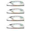 ΧΠ.7011120/SD . RENAULT MEGANE HB 5D /SEDAN /SW 96-04 ΧΕΡΟΥΛΙΑ ΠΟΡΤΑΣ ΧΡΩΜΙΟ ΜΕΤΑΛΛΙΚΑ 4ΠΟΡΤΕΣ 4ΤΕΜ