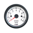 ΟΡΓ/TM/W . ΣΤΡΟΦΟΜΕΤΡΟ ΛΕΥΚΟ 52mm 2 INCH WHITE LINE