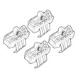 N21181 . SKODA FABIA 5D 02/15+ KIT ΑΚΡΑ (ΠΟΔΙΑ) ΓΙΑ ΜΠΑΡΕΣ NORDRIVE